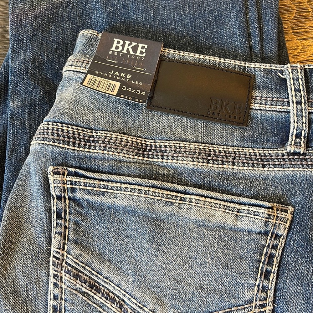 NWT *BKE Brand Men’s Jeans 34X34 Style:Jake straight